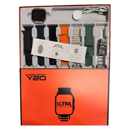 Y20 Ultra Smart Watch - 7straps