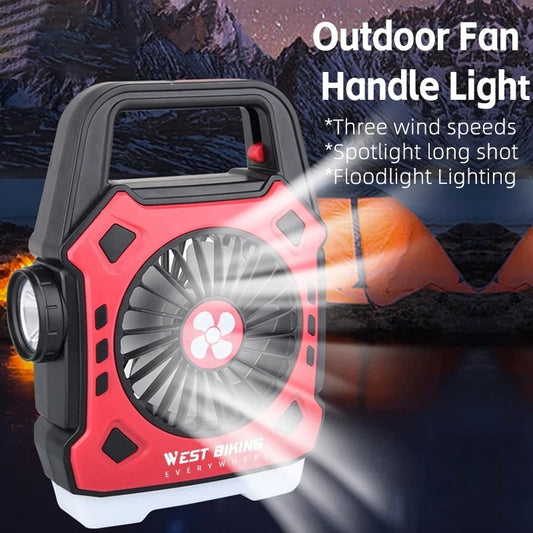 Multipurpose Rechargeable Fan | Flashlight & Power Bank
