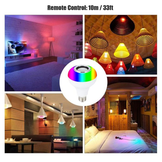 2-in-1 Smart LED Bulb + Bluetooth Speaker